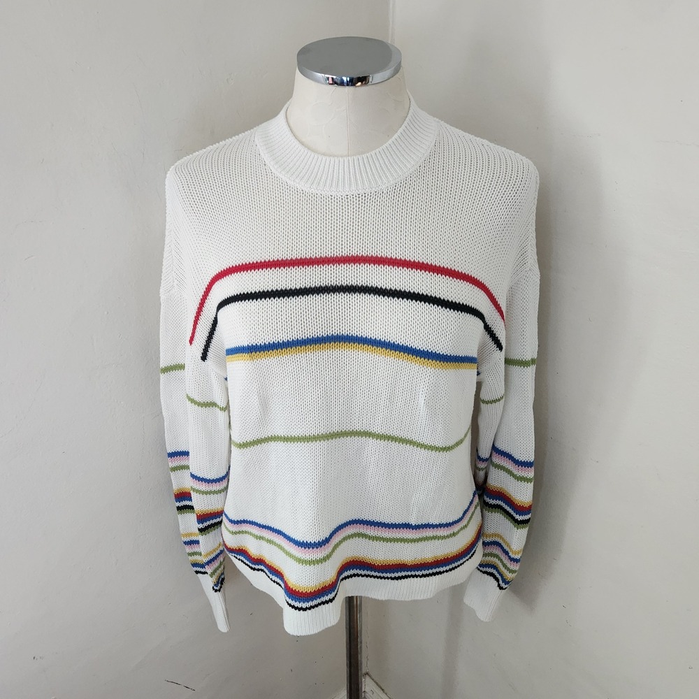 Pistola Multicolored Stripe Knit Top Women's Size XS‎